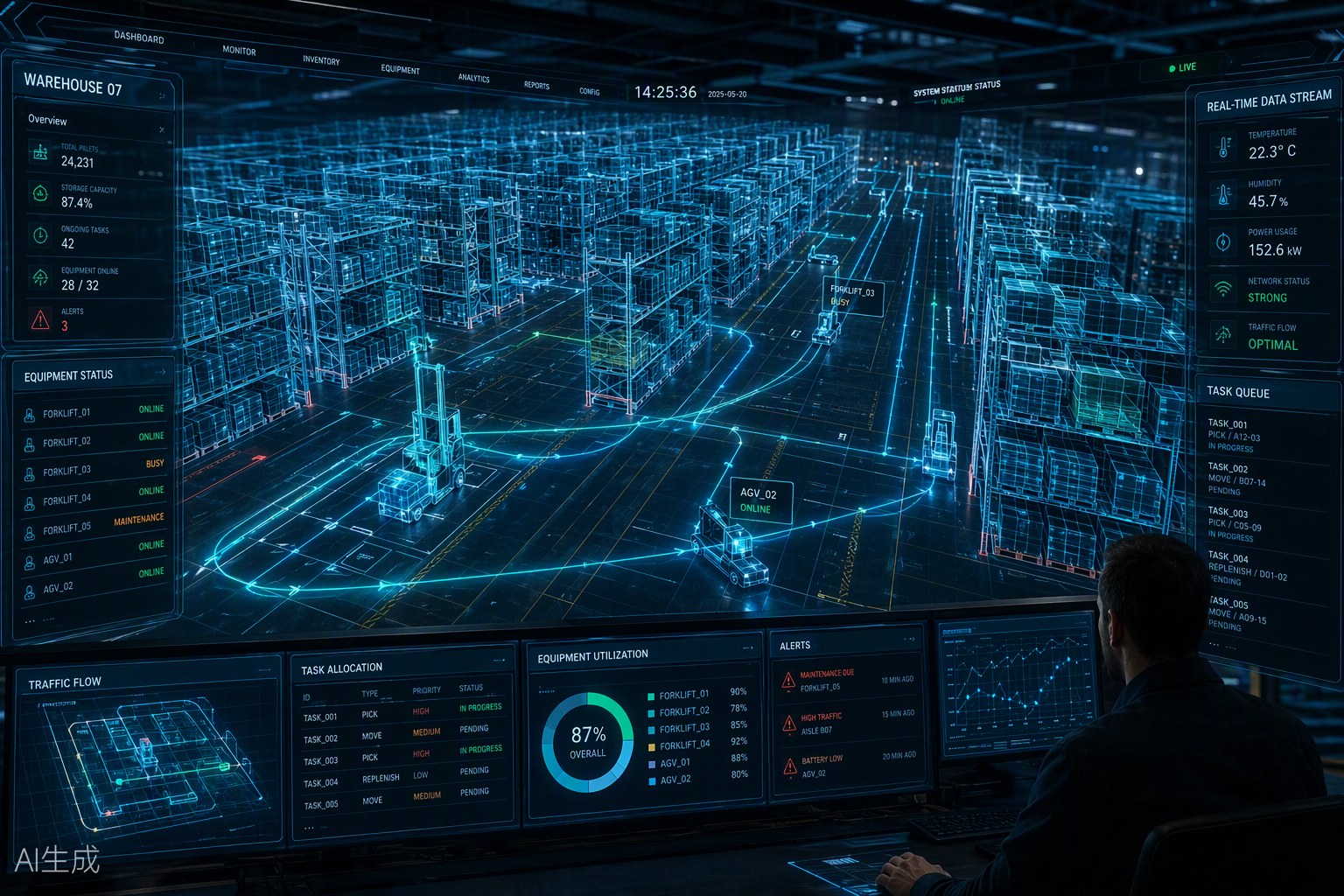 Industrial Digital Twin — Warehouses